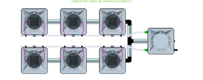 ALIEN AERO 6 Pot 2 Row Kit