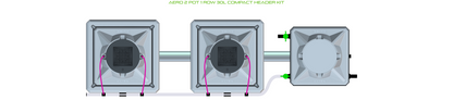 ALIEN AERO 2 Pot 1 Row Kit