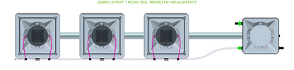 ALIEN AERO 3 Pot 1 Row Kit