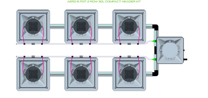 ALIEN AERO 6 Pot 2 Row Kit