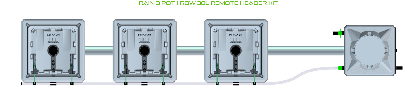 ALIEN RAIN 3 Pot 1 Row Kit