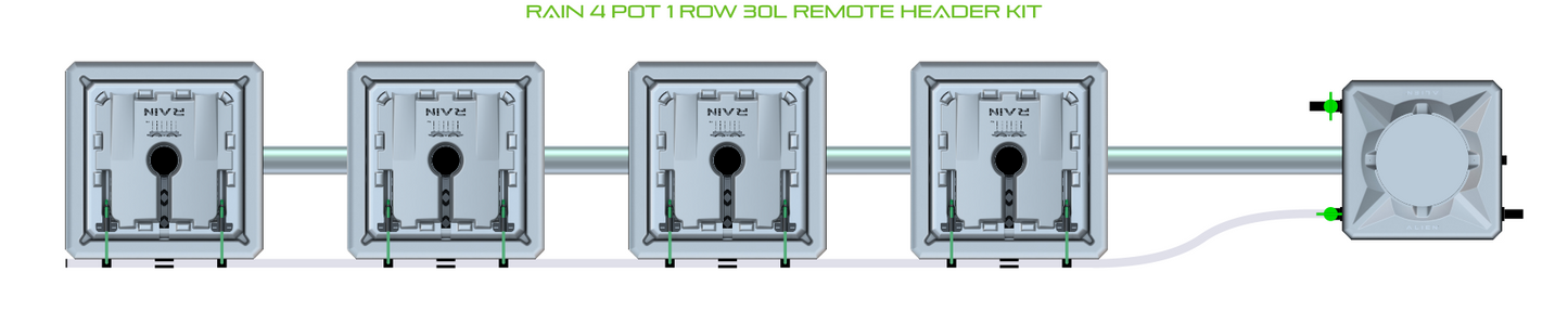ALIEN RAIN 4 Pot 1 Row Kit