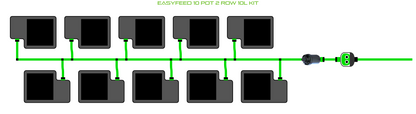 ALIEN EasyFeed 10 Pot 2 Row Kit
