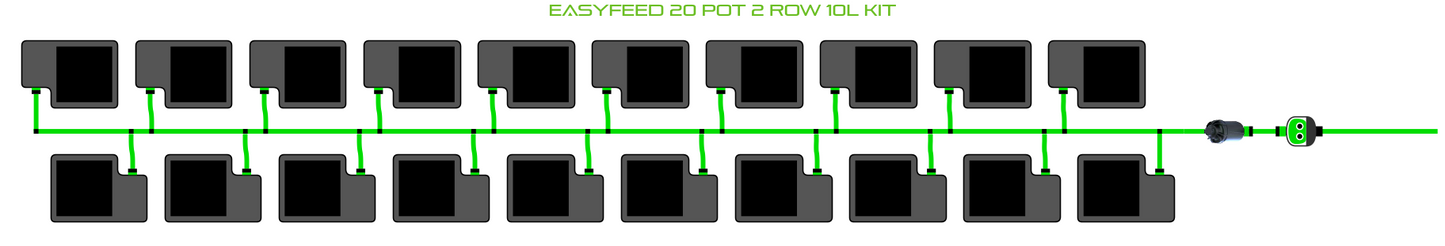ALIEN EasyFeed 20 Pot 2 Row Kit