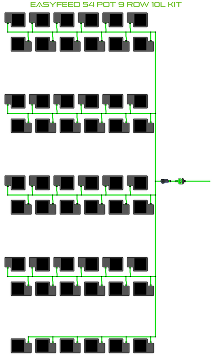 ALIEN EasyFeed 54 Pot 9 Row Kit
