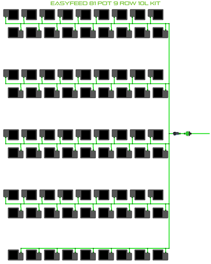 ALIEN EasyFeed 81 Pot 9 Row Kit