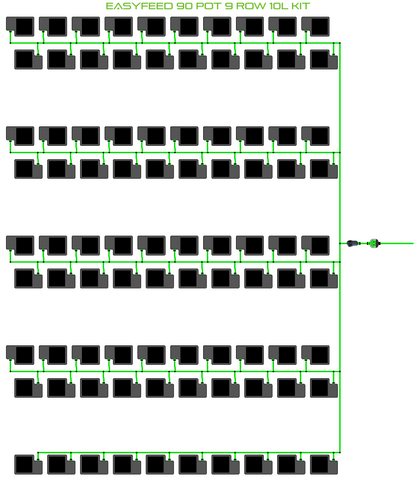 ALIEN EasyFeed 90 Pot 9 Row Kit