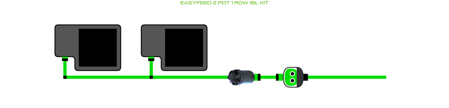 ALIEN EasyFeed 2 Pot 1 Row Kit