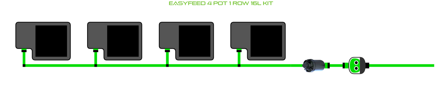 ALIEN EasyFeed 4 Pot 1 Row Kit