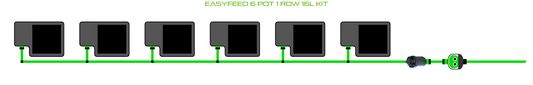 ALIEN EasyFeed 6 Pot 1 Row Kit