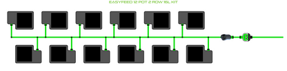 ALIEN EasyFeed 12 Pot 2 Row Kit