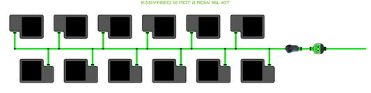 ALIEN EasyFeed 12 Pot 2 Row Kit