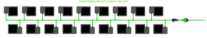 ALIEN EasyFeed 18 Pot 2 Row Kit