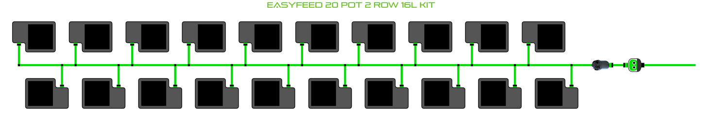 ALIEN EasyFeed 20 Pot 2 Row Kit