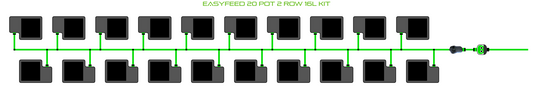 ALIEN EasyFeed 20 Pot 2 Row Kit
