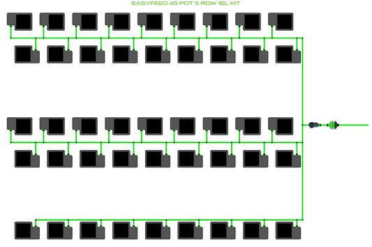 ALIEN EasyFeed 45 Pot 5 Row Kit