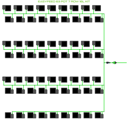 ALIEN EasyFeed 63 Pot 7 Row Kit