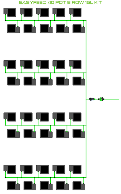 ALIEN EasyFeed 40 Pot 8 Row Kit