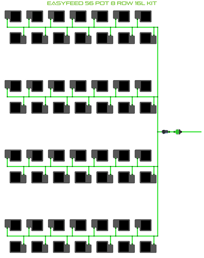 ALIEN EasyFeed 56 Pot 8 Row Kit