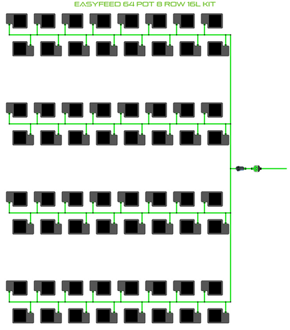 ALIEN EasyFeed 64 Pot 8 Row Kit