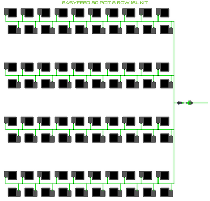 ALIEN EasyFeed 80 Pot 8 Row Kit