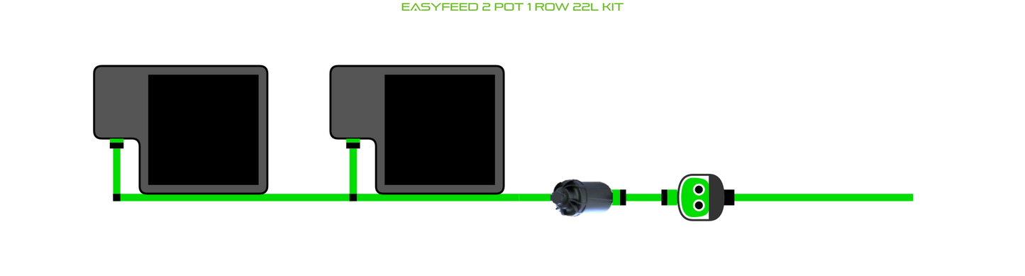 ALIEN EasyFeed 2 Pot 1 Row Kit