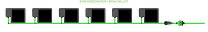 ALIEN EasyFeed 6 Pot 1 Row Kit