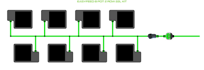 ALIEN EasyFeed 8 Pot 2 Row Kit