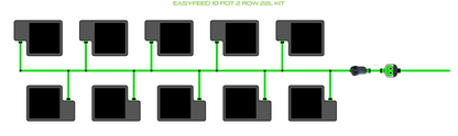 ALIEN EasyFeed 10 Pot 2 Row Kit