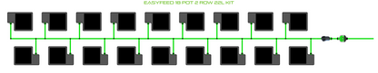ALIEN EasyFeed 18 Pot 2 Row Kit