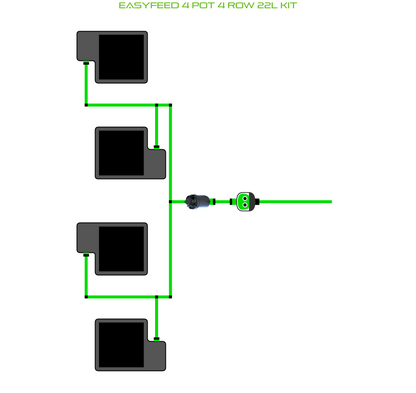 ALIEN EasyFeed 4 Pot 4 Row Kit