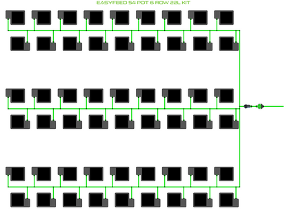ALIEN EasyFeed 54 Pot 6 Row Kit