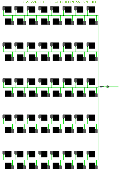 ALIEN EasyFeed 80 Pot 10 Row Kit