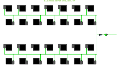 ALIEN EasyFeed 28 Pot 4 Row Kit