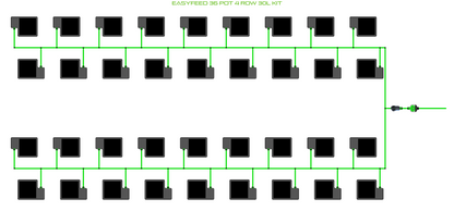 ALIEN EasyFeed 36 Pot 4 Row Kit