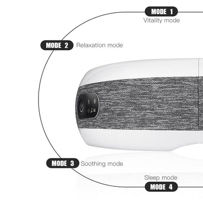 Charging Bluetooth Music Massager Hot Pack Eye Massager Electric  Anti-wrinkle Fatigue Breathable Cloth Massager Healthy Care - Tampa Home & Garden Store