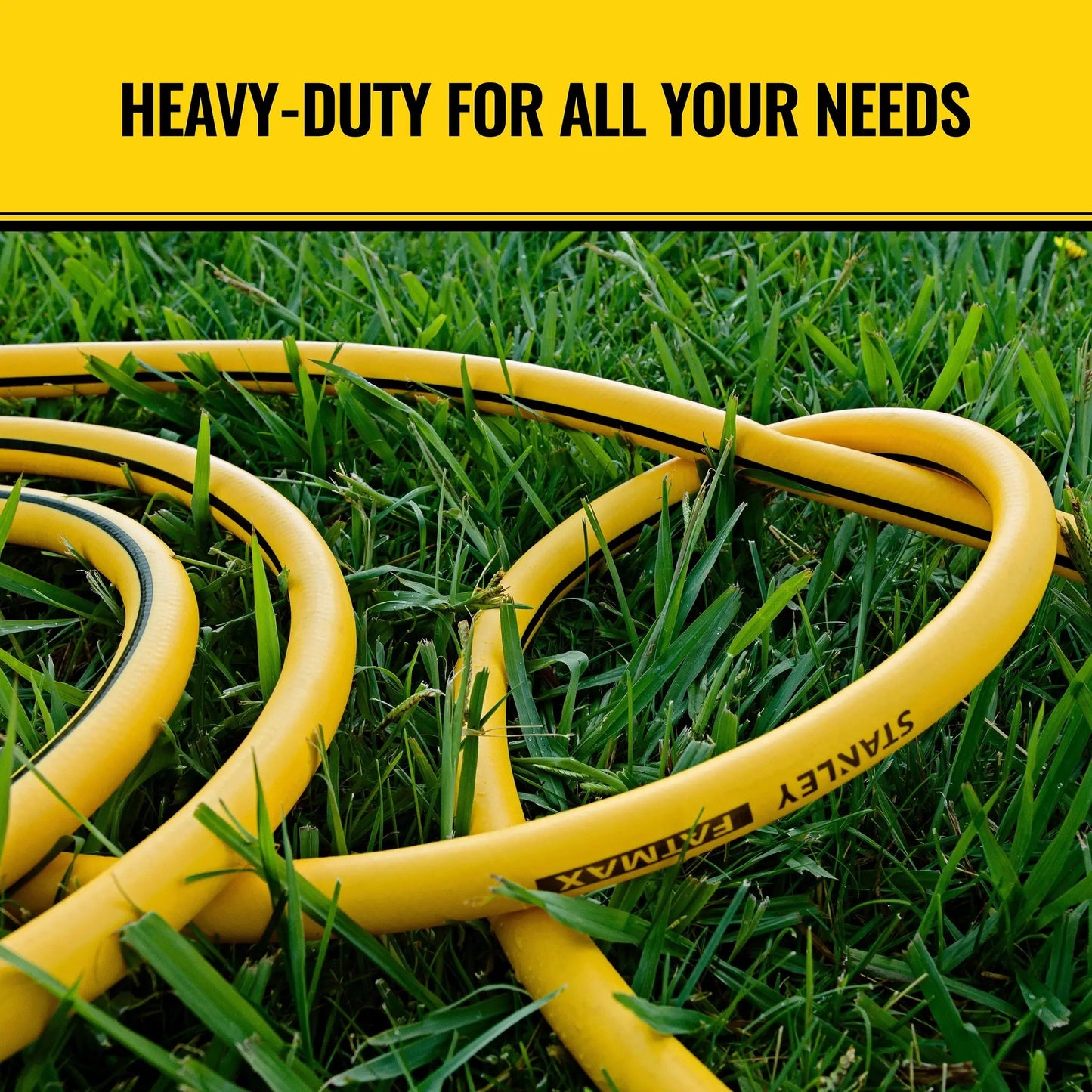 Fatmax 5/8in Polyfusion Antikink garden hoses yellow Orbit Irrigation on Tampa Home & Garden Store