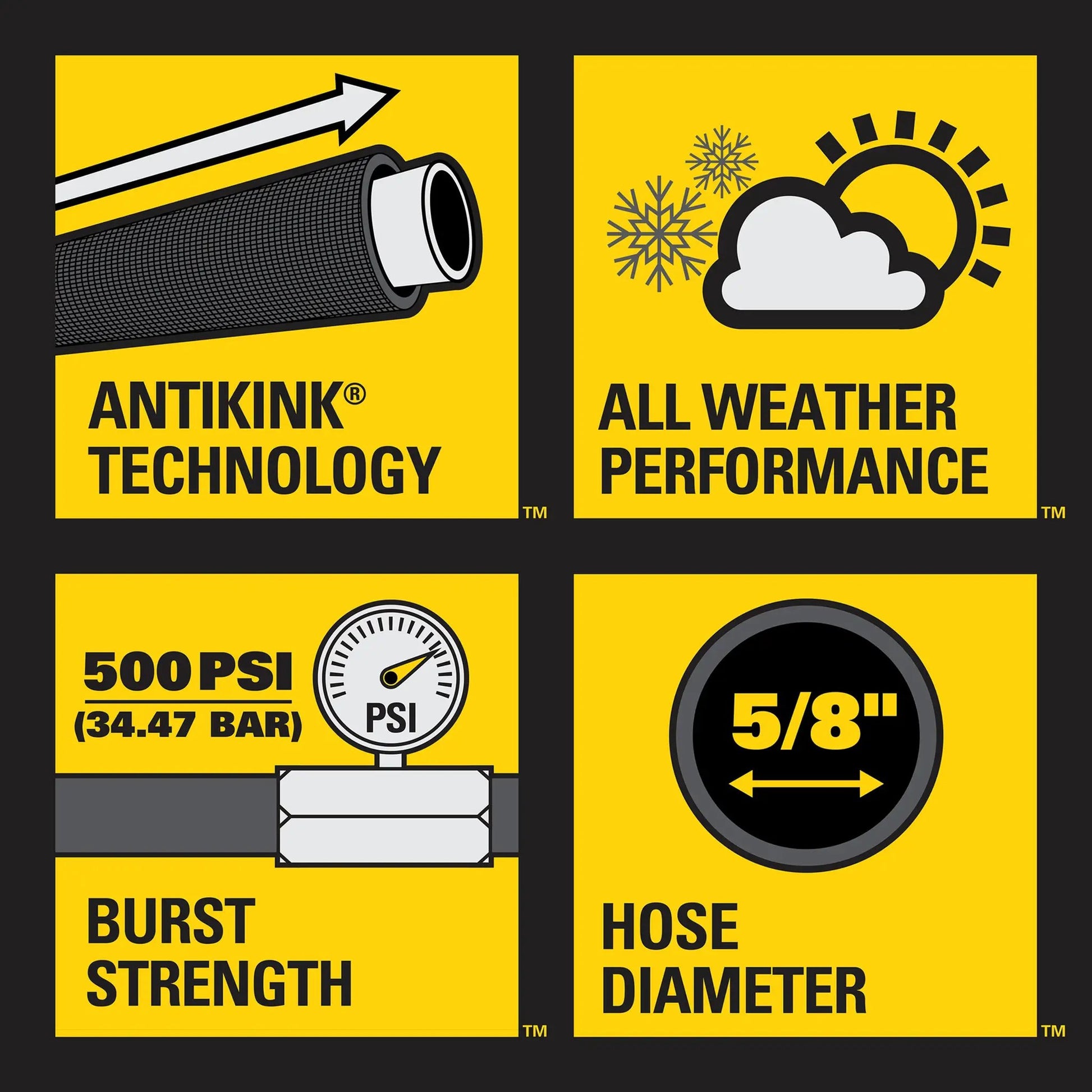 Fatmax 50 ft professional grade water hose by Orbit Irrigation antikink technology on Tampa Home & Garden Store
