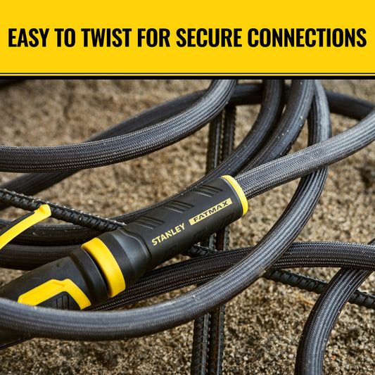 Stanley 100 ft x 5/8" Fabric Hose w/Swivel Coupling