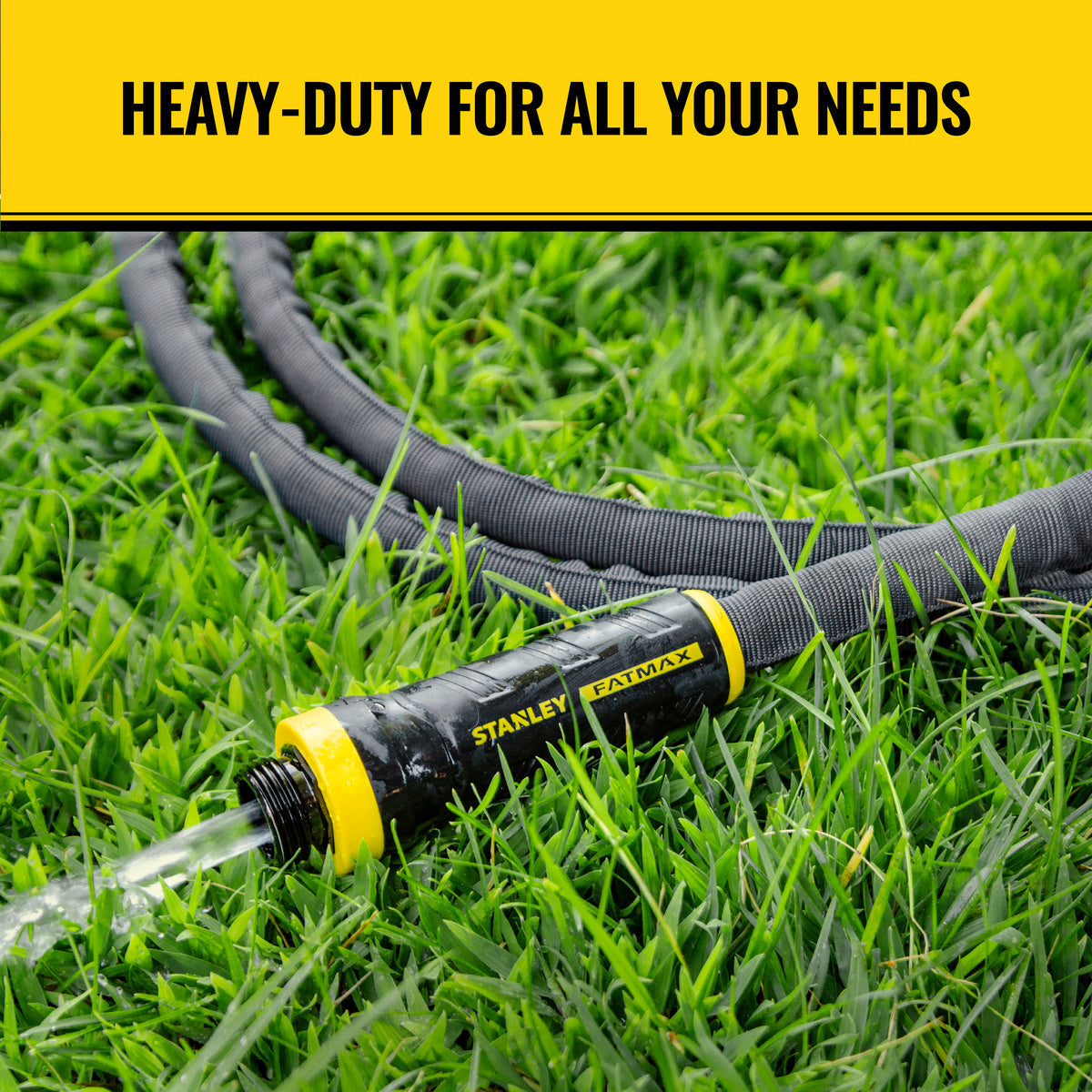 Stanley 100 ft x 5/8" Fabric Hose w/Swivel Coupling