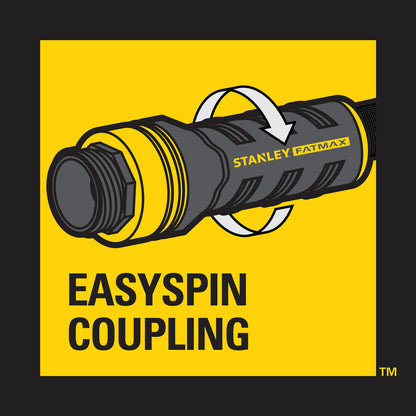 Stanley 100 ft x 5/8" Fabric Hose w/Swivel Coupling
