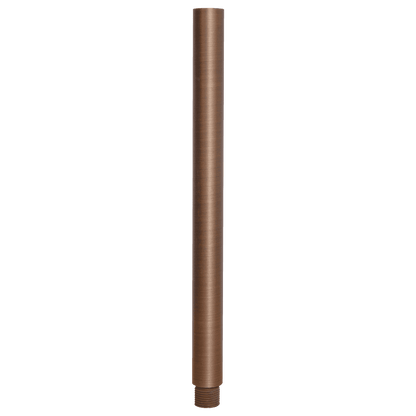 BPE - Extensión de poste de latón de 6", 12" o 24" para luminarias de latón para caminos y focos