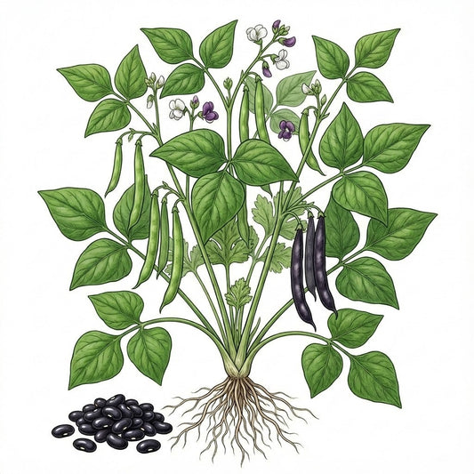 BEAN Seeds, Black Midnight Bush - Tampa Home & Garden Store