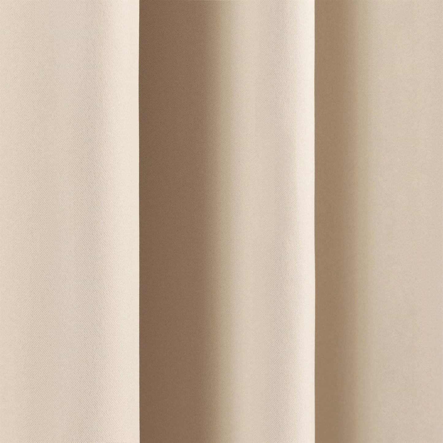 Paneles de cortina opaca térmica de 52 x 54 pulgadas en beige sólido/crema - Juego de 2