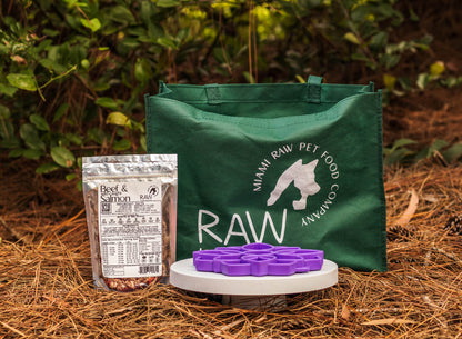 Mezcla de carne de res cruda y salmón silvestre para gatos y perros — Prey Model Raw | Raw Instincts Florida