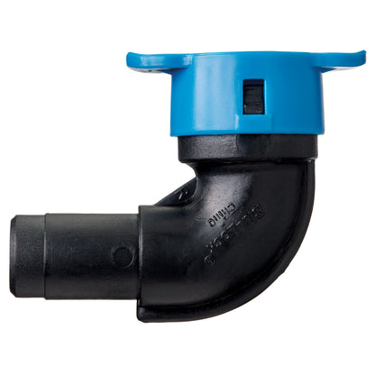 1/2 in Blu-Lock Street Elbow Orbit Irrigation blue plastic underground irrigation connector on Tampa Home & Garden Store