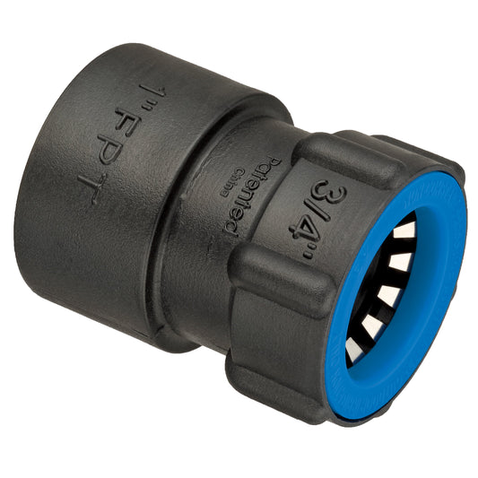 3/4" Blu-Lock x 1" FPT Adapter 37355 - Tampa Home & Garden Store