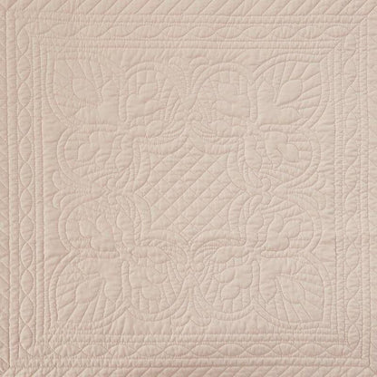 Juego de edredón de microfibra de 3 piezas reversible con bordes festoneados tamaño King en color rubor