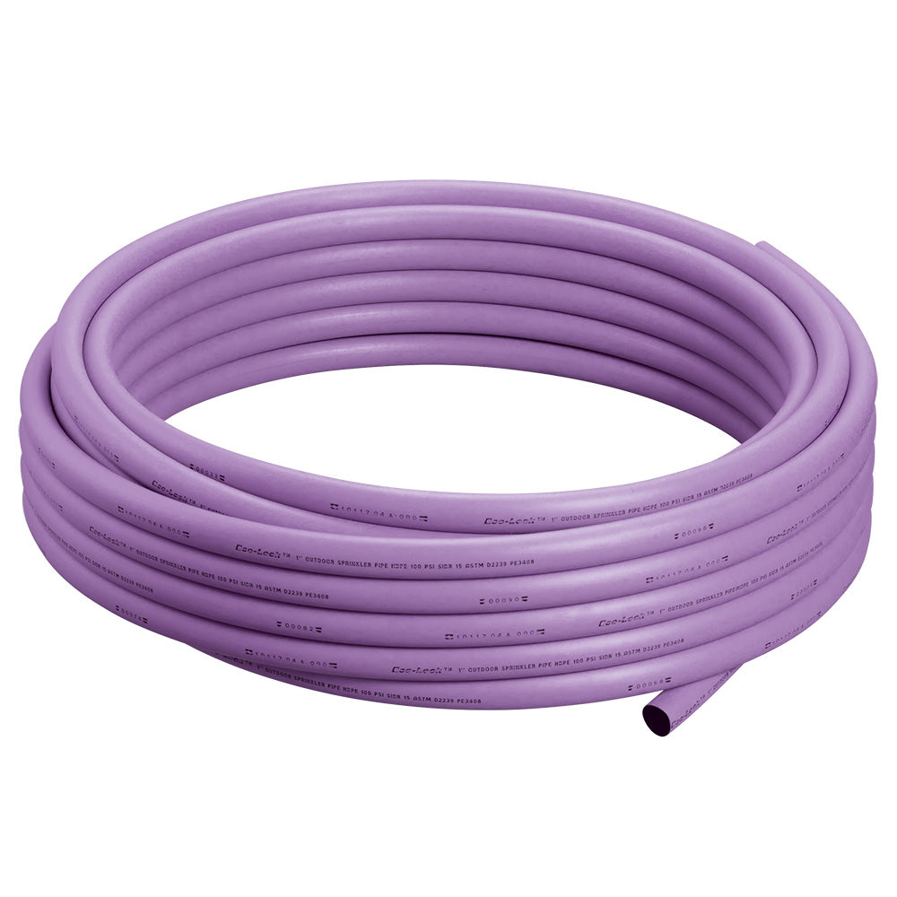 Orbit Blu-Lock 3/4 in reclaimed pipe, purple underground irrigation, 100 ft coil on Tampa Home & Garden Store