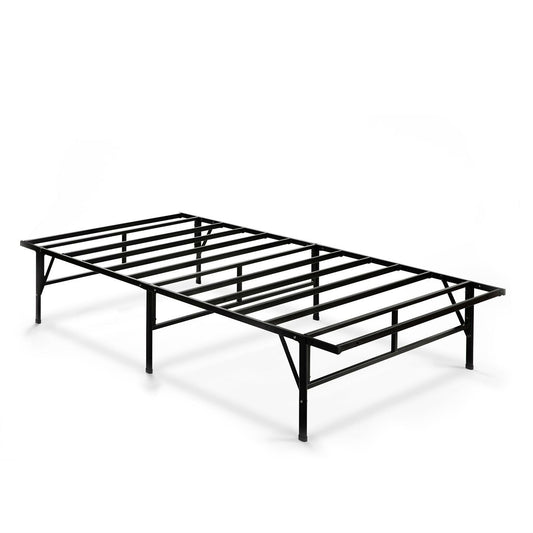 Twin XL Sturdy Metal Platform Bed Frame in Black - Tampa Home & Garden Store